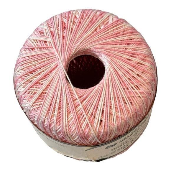 AUNT LYDIA’S Vintage Puritan Heirloom Crochet Thread Pink Cream 175 Yards NEW - Picture 5 of 5